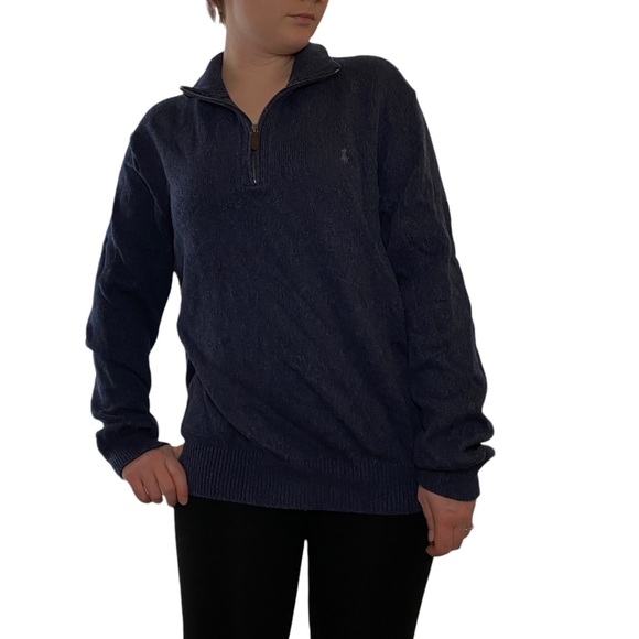 Vintage Polo Ralph Lauren 1/4 Zip Sweater - Picture 2 of 14